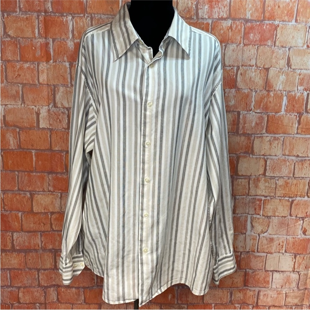 Concepts‎ by Claiborne Men’s Striped Button Down Shirt
